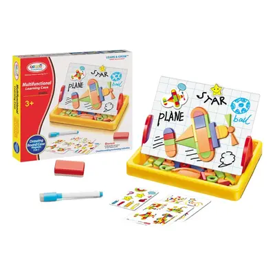 LEAN Toys Kreslící magnetická tabule s doplňky