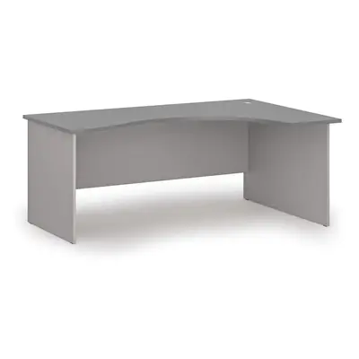 Ergonomický kancelářský pracovní stůl PRIMO GRAY, 1800 x 1200 mm, pravý, šedá/grafit