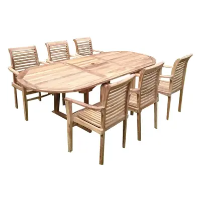 Zahradní nábytek Faisal I. teak set 1+6