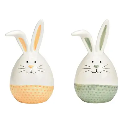 Bílý keramický zajíček CERAMIC RABIT - různé varianty