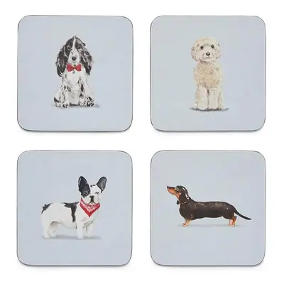 Set 4 podtácků Cooksmart ® Curious Dogs