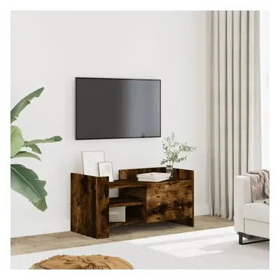 TV skříňka kouřový dub 80 x 35 x 40 cm kompozitní dřevo