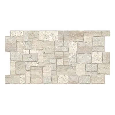 GRACE Obkladový 3D PVC panel světlý Limestone 980х498 mm