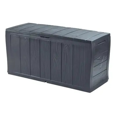 Keter Zahradní úložný box Sherwood antracit, 270 l, 117 x 57 x 45 cm