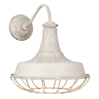 Nástěnná bílá vintage lampa - 35*46*39 cm