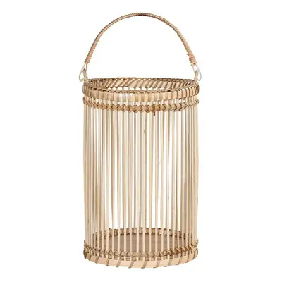 Přírodní dřevěná lucerna Bamboo - Ø16*25cm