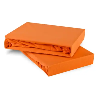 Prostěradlo oranžové jersey EMI: Dětské prostěradlo 60x120