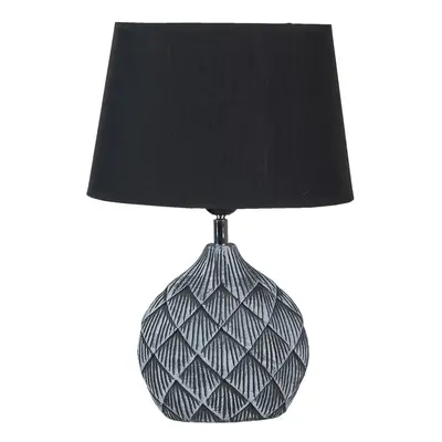 Šedivo černá stolní lampa Sofia - 26*19*38 / E27