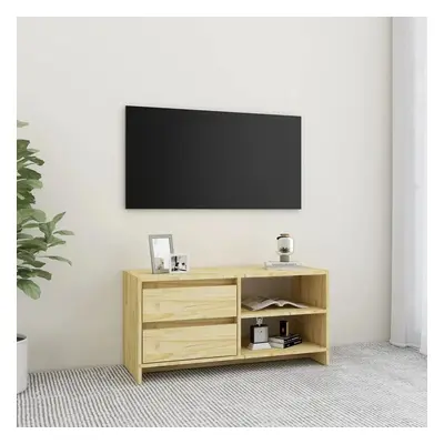 TV stolek 80 x 31 x 39 cm masivní borové dřevo