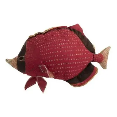 Červený polštář Fish Dory - 62*15*33cm