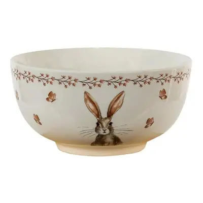 Porcelánová miska Rustic Easter Bunny - Ø 14*7 cm / 0.5 L