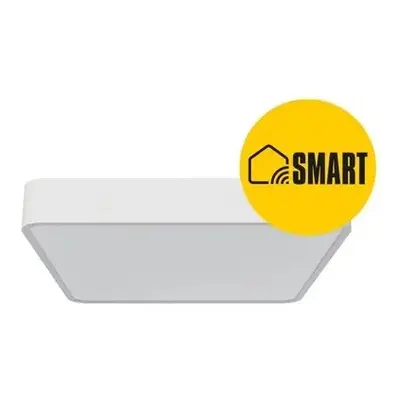 Panlux Přisazené LED svítidlo Verona Square Smart bílá, 28,3 x 28,3 cm, IP54