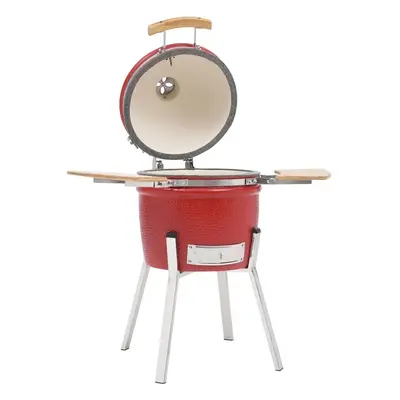 vidaXL Kamado Zahradní gril a udírna keramický 81 cm