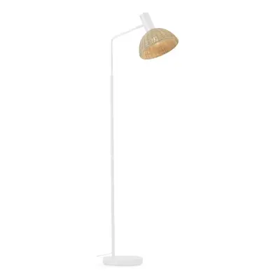 Stojací lampa v přírodní barvě s ratanovým stínidlem (výška 157 cm) Damila – Kave Home