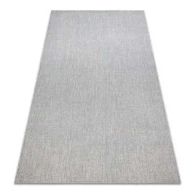 koberec FLAT 48663/037 SISAL stříbro HLADKÝ velikost 160x230 cm | krásné koberce cz