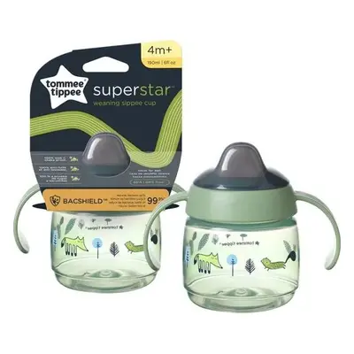 Tommee Tippee Netekoucí hrnek Superstar 190ml 4m+ Green