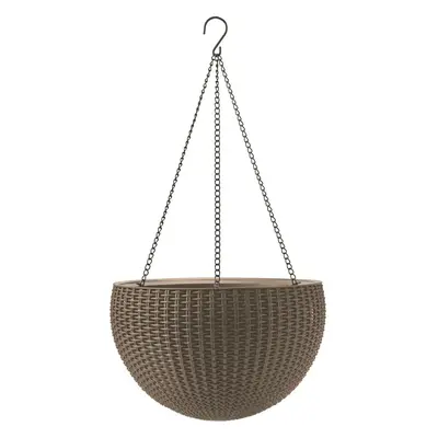 Keter Závěsný květináč Sphere mocca, pr. 35 cm