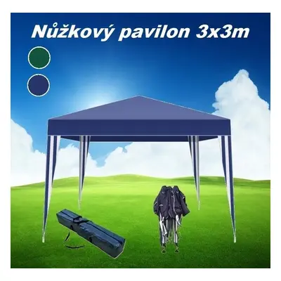 Nůžkový pavilon, party stan 3x3m výběr ze 2 barev