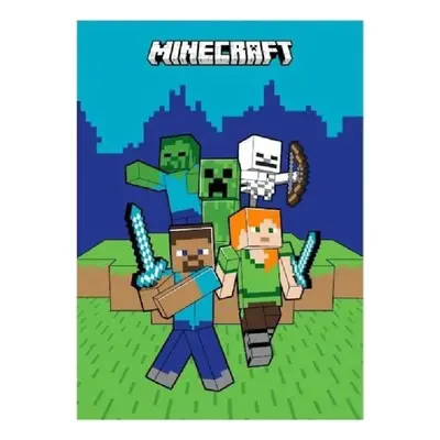 Fleecová deka Minecraft - The main characters - 100 x 140 cm