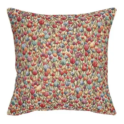 SCANquilt povlak SOFA tulips pestrá 45 x 45 cm