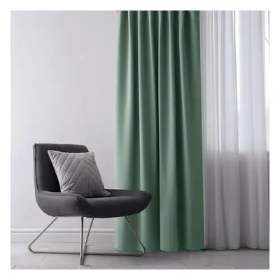 AmeliaHome Závěs Blackout EYELETS mentolová, 140 x 245 cm