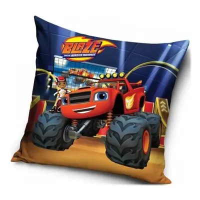 Polštář Plamínek a čtyřkoláci - Monster Truck Blaze - 40 x 40 cm