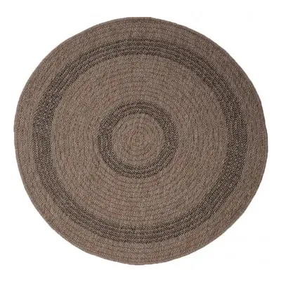 Koberec Indiana 08866A JUTE / BLACK kruh