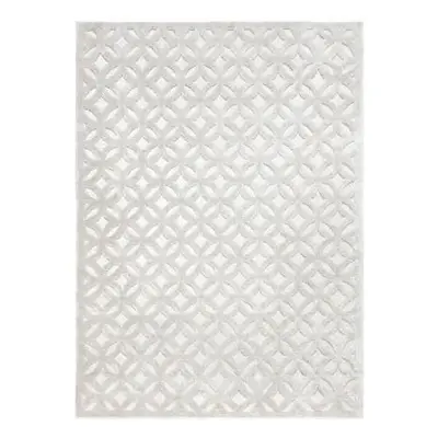 koberec SANTO SISAL 58507 Prolamované, art deco béžový velikost 140x190 cm | krásné koberce cz