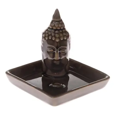 Keramický stojan na vonné tyčinky Buddha, 9 x 9 x 9 cm