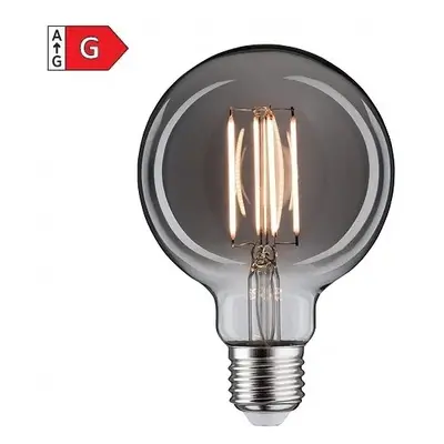 Diolamp LED Globe Filament žárovka Smoky G95 8W/230V/E27/1800K/400Lm/360°