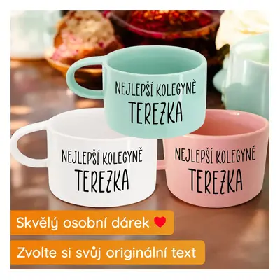 Hrnek makronka s vlastním textem