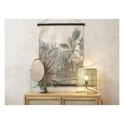 Nástěnná vintage mapa s palmou Palm Trees - 76*97 cm