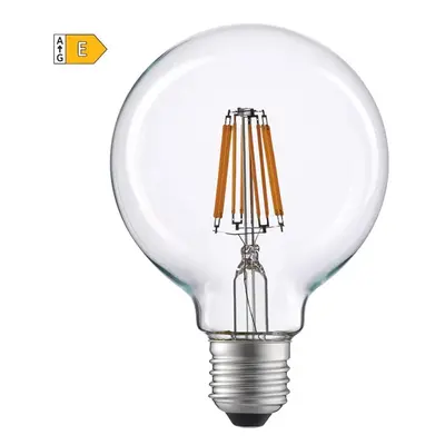 Diolamp LED Globe Filament žárovka čirá G125 12W/230V/E27/4000K/1600Lm/360°