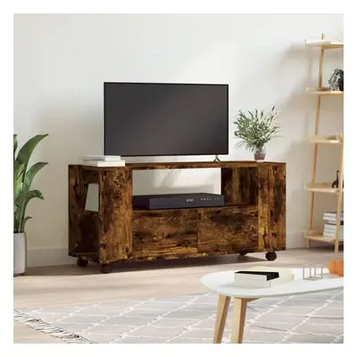 TV skříňka kouřový dub 102 x 34,5 x 43 cm kompozitní dřevo