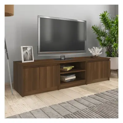 TV skříňka hnědý dub 140 x 40 x 35,5 cm kompozitní dřevo