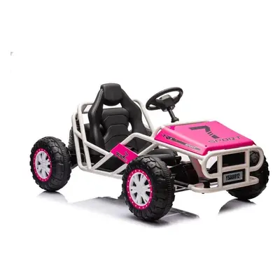 LEAN CARS Elektrické autíčko Buggy A8812 24V růžové