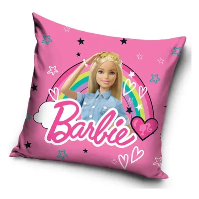 Velurový povlak na polštář BARBIE 40x40cm