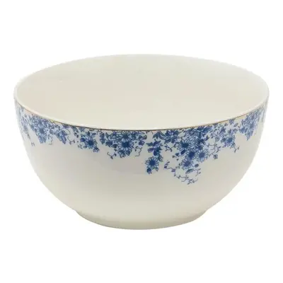 Porcelánová miska s modrými květy Blue Flowers - Ø 14*7 cm / 500ml