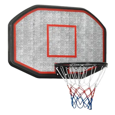 Basketbalový koš černý 109 x 71 x 3 cm polyethylen