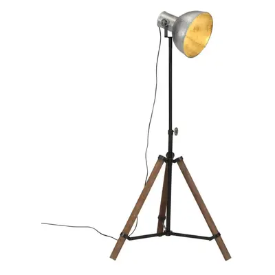 Stojací lampa 25 W vintage stříbrná 75 x 75 x 90–150 cm E27