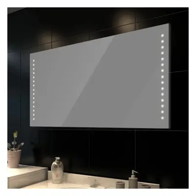 vidaXL Koupelnové zrcadlo s LED diodami, nástěnné, 100 x 60 cm (D x V)