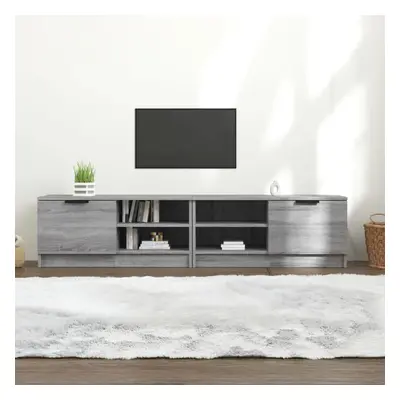 TV skříňky 2 ks šedé sonoma 80 x 35 x 36,5 cm kompozitní dřevo