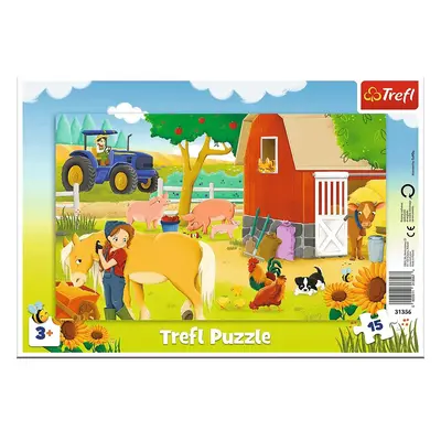 MR Dětské tabulkové puzzle pro nejmenší - Farma