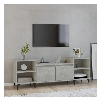 TV skříňka betonově šedá 160x35x55 cm kompozitní dřevo