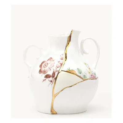 Váza z kostního porcelánu Fine Bone China Kintsugi, V 19 cm