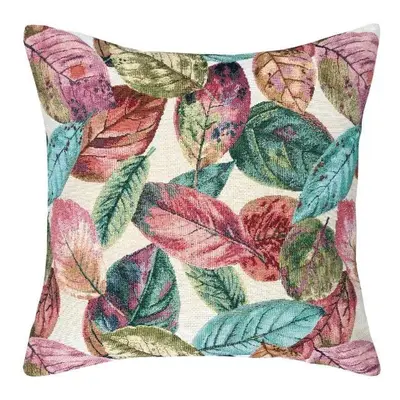 SCANquilt povlak SOFA leaves béžová 45 x 45 cm