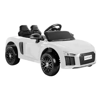 LEAN CARS Elektrické auto Audi R8 Spyder bílé