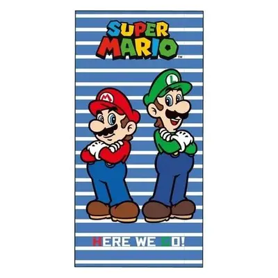 Dětská osuška Super Mario a Luigi, 70 x 140 cm