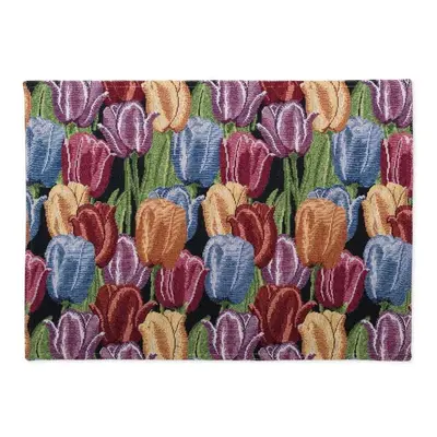 SCANquilt prostírání MOTIV tulipány pestrá prostírání cca 30 x 45 cm