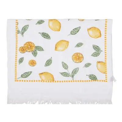 Kuchyňský froté ručník s citróny Lemons & Leafs - 40*66 cm